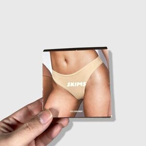 Skims Fits Everybody Boyshort Women L Onyx Black Minimalist Loungewear New